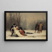 Het Duel na het gemaskerd bal - Jean-Léon Gérôme — ingelijst kunstwerk aan de muur