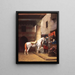 De bazar van de Cairo-zadel - Jean-Léon Gérôme — ingelijst kunstwerk aan de muur