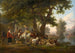 La halte - Jean-Louis Demarne — weergave van het kunstwerk