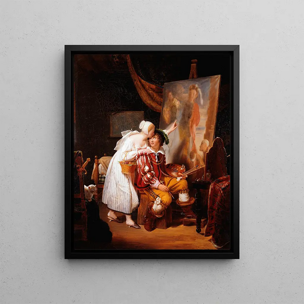JeanLouis Ducis - Van Dyck peignant son premier tableau.webp