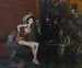 In Het Café - Jean-Louis Forain — weergave van het kunstwerk