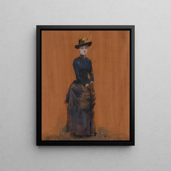 Elegante Vrouw - Jean-Louis Forain — ingelijst kunstwerk aan de muur