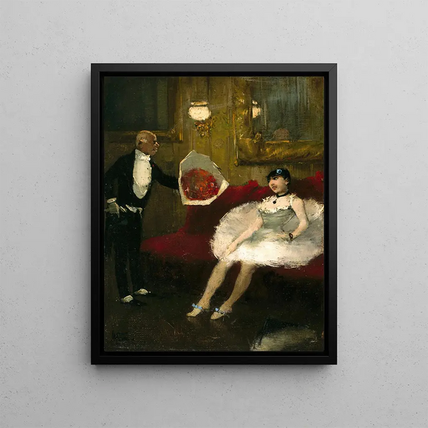 L'Admirateur - Jean-Louis Forain — framed artwork on a wall