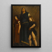 Femme mérovingienne et deux enfants - Jean-Paul Laurens — ingelijst kunstwerk aan de muur