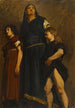 Femme mérovingienne et deux enfants - Jean-Paul Laurens — weergave van het kunstwerk
