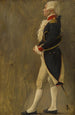 La voûte d'acier silhouette du marquis de Lafayette - Jean-Paul Laurens — weergave van het kunstwerk