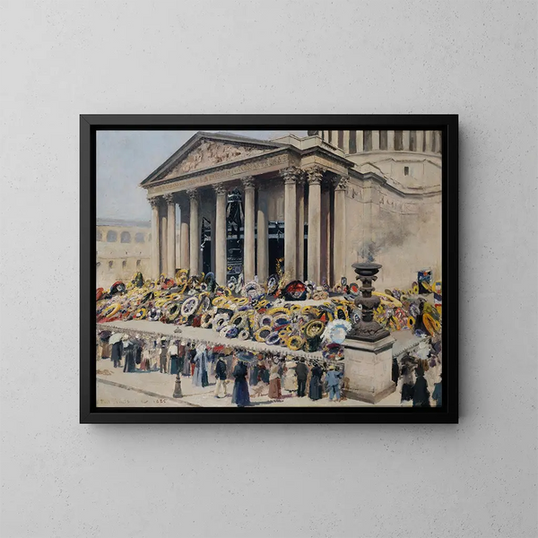 The Funerals of Victor Hugo, May 31 and June 1, 1885 - Jean-Paul Sinibaldi — framed artwork on a wall