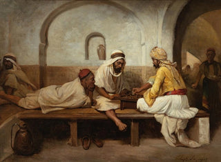 JeanRaymondHippolyte Lazerges - Playing chess.webp