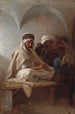 De Muzikant - Jean-Raymond-Hippolyte Lazerges — weergave van het kunstwerk