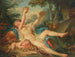 van een slapende Bacchante die cymbalen bespeelt - Jean-Simon Berthélemy — weergave van het kunstwerk