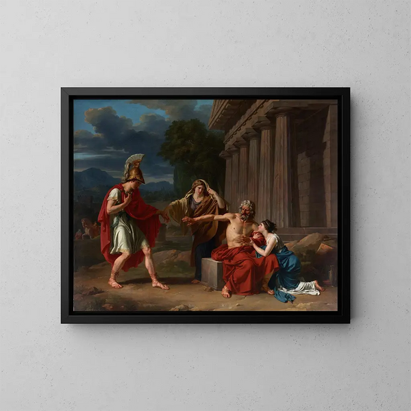 Oedipus in Colone - Jean Antoine Théodore Giroust — ingelijst kunstwerk aan de muur