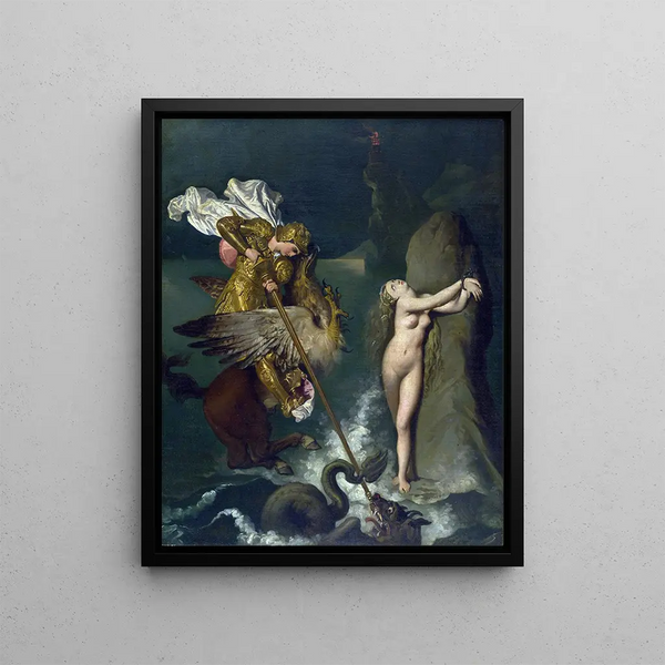 Jean Auguste Dominique Ingres - Angelica saved by Ruggiero.webp