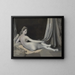Odalisque in grijstinten - Jean-Auguste-Dominique Ingres — ingelijst kunstwerk aan de muur