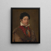 Portret van een jonge man - Jean Baptiste Joseph Wicar — ingelijst kunstwerk aan de muur