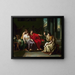 Virgile lezend de Aeneis aan Augustus, Octavia en Livia - Jean Baptiste Joseph Wicar — ingelijst kunstwerk aan de muur