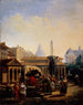 Le marché Saint-Martin - Jean Baptiste Lecoeur — weergave van het kunstwerk