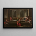 Dans in het Harem - Jean-Baptiste Vanmour — ingelijst kunstwerk aan de muur