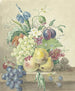Natuurtafereel van bloemen en fruit - Jean Bernard — weergave van het kunstwerk