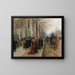 van Na de dienst in de Sint-Trinitaskerk, Kerstmis 1890 - Jean Béraud — ingelijst kunstwerk aan de muur