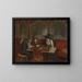 In het café - Jean Béraud — ingelijst kunstwerk aan de muur