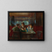 Le backgammon au café - Jean Béraud — ingelijst kunstwerk aan de muur