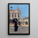 in front of the Opera - Jean Béraud — framed artwork on a wall