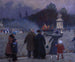 van het Duitse vlaggenbeeld in de Port des Invalides - Jean Béraud — weergave van het kunstwerk