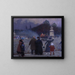 van het Duitse vlaggenbeeld in de Port des Invalides - Jean Béraud — ingelijst kunstwerk aan de muur