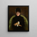 Elegante Emerald - Jean Braud — ingelijst kunstwerk aan de muur