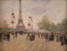 van het Entree van de Wereldtentoonstelling van 1889 - Jean Béraud — weergave van het kunstwerk