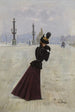 Young woman Place de la Concorde - Jean Béraud — artwork view