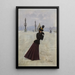 Young woman Place de la Concorde - Jean Béraud — framed artwork on a wall