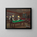 La Partie de billard - Jean Béraud — ingelijst kunstwerk aan de muur