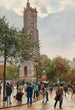 La Tour Saint-Jacques - Jean Béraud — weergave van het kunstwerk