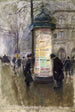 La colonne Morris - Jean Béraud — artwork view