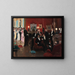 La réception - Jean Béraud — ingelijst kunstwerk aan de muur