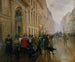 La sortie du conservatoire - Jean Béraud — weergave van het kunstwerk