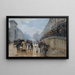 L'accident Porte Saint-Denis - Jean Béraud — framed artwork on a wall