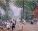 Het Chalet van de Fiets in het Bois de Boulogne - Jean Béraud — weergave van het kunstwerk