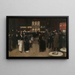 Le boulevard Montmartre la nuit devant le théâtre des Variétés - Jean Béraud — framed artwork on a wall