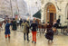 The Vaudeville Theater - Jean Béraud — artwork view