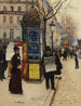 Les grands boulevards - Jean Béraud — weergave van het kunstwerk