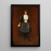 The Fencer - Jean Béraud — framed artwork on a wall