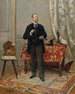 Portrait of Edmond Taigny 1828-1906 historian and collector - Jean Béraud — artwork view