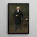 Portrait of Sir Campbell Clarke - Jean Béraud — framed artwork on a wall