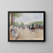 Op de Champs-Élysées - Jean Béraud — ingelijst kunstwerk aan de muur