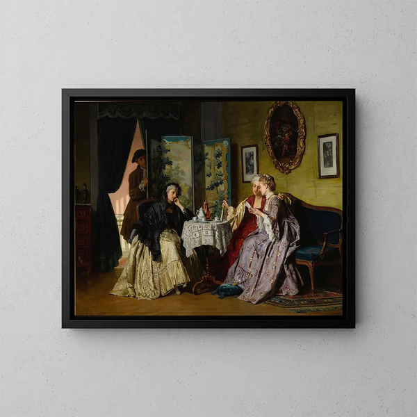 L'Écouteur - Jean Carolus — framed artwork on a wall