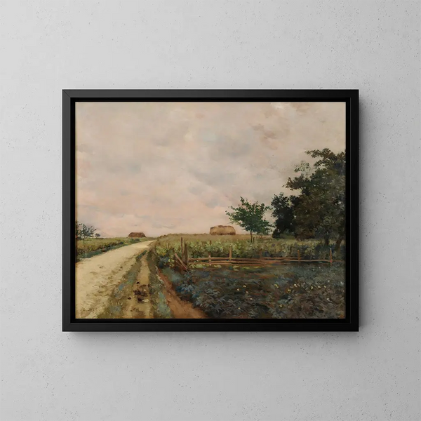 La route - Jean-Charles Cazin — framed artwork on a wall