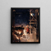 Souvenir de fête à Paris - Jean Charles Cazin — ingelijst kunstwerk aan de muur
