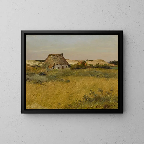 Les Derniers Rayons - Jean-Charles Cazin — framed artwork on a wall